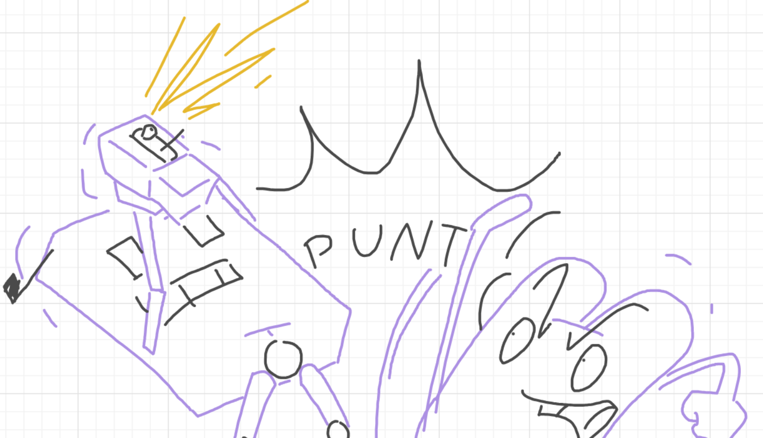 A panel from I've Been Everywhere, Man, episode nine of the Board Boards object show by Furretwalk/WalkingFurret.